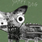 Digital painting "Yappy Dog" by Riis Griffen.